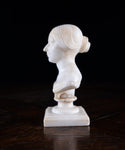 Diminutive 'Marble Bust Of Louisa', Dated 1848 - Harrington Antiques