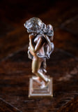 Felix Sanzel (1829–1883) - Bronze Cupid In Thought - Harrington Antiques