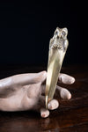 Figural Brass Owl Letter Opener, c.1900 - Harrington Antiques