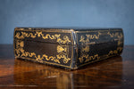 Fine Gilt Tooled Leather Writing box by Fitzmaurice West, London. - Harrington Antiques