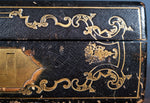 Fine Gilt Tooled Leather Writing box by Fitzmaurice West, London. - Harrington Antiques