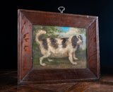 Folk Art Portrait Of A Spaniel - Harrington Antiques