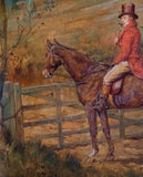 George Goodwin Kilburn (1839-1924) - A Ride In The Woods. Oil on Panel. - Harrington Antiques