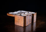 George III Mahogany & Parquetry Domed Tea Caddy - Harrington Antiques