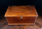 George III Oak Box / Chest - Harrington Antiques