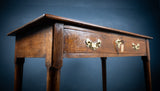 George III Oak Writing Table - Harrington Antiques