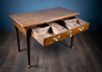 George III Oak Writing Table - Harrington Antiques