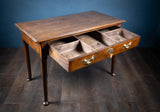 George III Oak Writing Table - Harrington Antiques