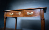 George III Oak Writing Table - Harrington Antiques