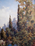 James Jerome Miller (fl.1875 - 1900) - Pair Of Country Gardens. Oil. - Harrington Antiques