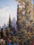 James Jerome Miller (fl.1875 - 1900) - Pair Of Country Gardens. Oil. - Harrington Antiques