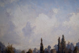 James Jerome Miller (fl.1875 - 1900) - Pair Of Country Gardens. Oil. - Harrington Antiques