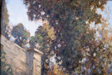 James Jerome Miller (fl.1875 - 1900) - Pair Of Country Gardens. Oil. - Harrington Antiques