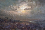 John Falconar Slater (1857 - 1937) - Moonlight Coastal Landscape - Harrington Antiques