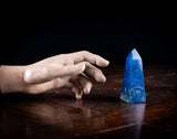 Lapis Lazuli 'Interlacken' Obelisk, Dated 1876 - Harrington Antiques