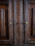 Large 18th Century Oak Wall Cupboard - Harrington Antiques