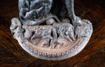 Large 19th Century Cast Iron Dog Doorstop - Harrington Antiques