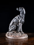 Large 19th Century Cast Iron Dog Doorstop - Harrington Antiques