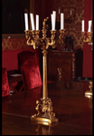 Large Pair Of Gilded Neoclassical Style 7-Branch Candelabra