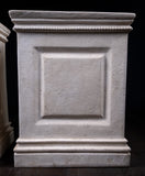 Large Pair of Neoclassical 'Limestone' Fibreglass Plinths - Harrington Antiques