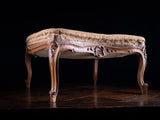 Louis XV Style Carved Beech Stool, c.1900 - Harrington Antiques