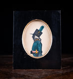 Manner Of John Buncombe (fl.1795 - 1825) - Silhouette Portrait Of An Officer - Harrington Antiques