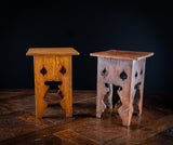 Near Pair Of Liberty & Co Oak Plinth Stands, c.1900 - Harrington Antiques