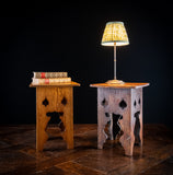 Near Pair Of Liberty & Co Oak Plinth Stands, c.1900 - Harrington Antiques