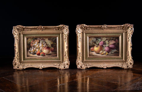 Oliver Clare (1853 - 1927) - Pair Of Still Life Oil Paintings. Dated 1916. - Harrington Antiques