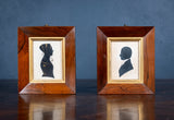 Pair of 19th Century Silhouettes, 'Barbara' & 'William'. - Harrington Antiques