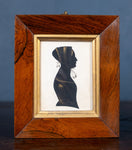 Pair of 19th Century Silhouettes, 'Barbara' & 'William'. - Harrington Antiques