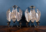 Pair Of Bronze Bat Wall Sconces After William Tonks & Sons For Liberty's. - Harrington Antiques