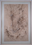 Pen, Ink & Watercolour - Man Resting Amongst Trees - Harrington Antiques