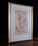 Pen, Ink & Watercolour - Man Resting Amongst Trees - Harrington Antiques