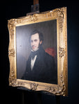 Portrait of William Brown, c.1840. Oil on Canvas. - Harrington Antiques