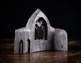 Rare Irish Bog Oak Miniature Gothic Architectural Ruin, c.1860 - Harrington Antiques