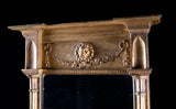 Regency Giltwood Pier Mirror With Lion Mask - Harrington Antiques