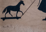 Silhouette of Child With Horse - Attributed to Augustin Edouart (1789-1861) - Harrington Antiques