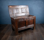 Small 17th Century Oak Coffer - Harrington Antiques