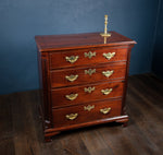 Small George III Mahogany Chest of Drawers - Harrington Antiques