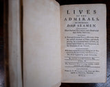 1750 Lives Of The Admirals By John Campbell. Four Volume Set. - Harrington Antiques