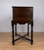 17th Century Oak Bible Box On Later Stand - Harrington Antiques