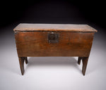 17th Century Oak Six Plank Coffer - Harrington Antiques