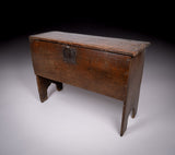 17th Century Oak Six Plank Coffer - Harrington Antiques