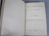 1858-59 The Virginians by W. Thackeray. First Issue, First Edition. 2 Vol. - Harrington Antiques