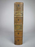 1899 A History Of Eton College by Lionel Cust. Leather Bound. - Harrington Antiques