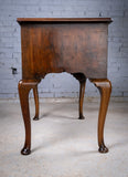 18th Century Georgian Featherbanded Walnut Lowboy - Harrington Antiques