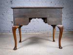 18th Century Georgian Featherbanded Walnut Lowboy - Harrington Antiques