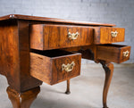 18th Century Georgian Featherbanded Walnut Lowboy - Harrington Antiques