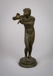 18th Century Grand Tour Bronze 'Pan' Greek God Statue - Harrington Antiques